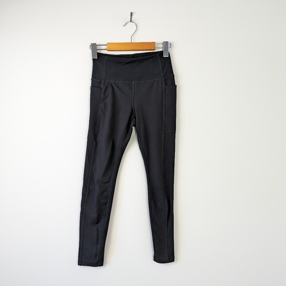 Women's Danskin Black Stretchy Athletic Leggings Size XS/TP